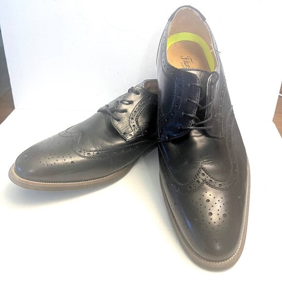 Florsheim Black Wingtip Men's Shoes Comfort Tech Size 13M EUC - Picture 1 of 9